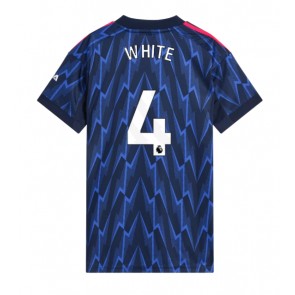 Arsenal Ben White #4 Dámské Venkovní Dres 2025-26 Krátký Rukáv